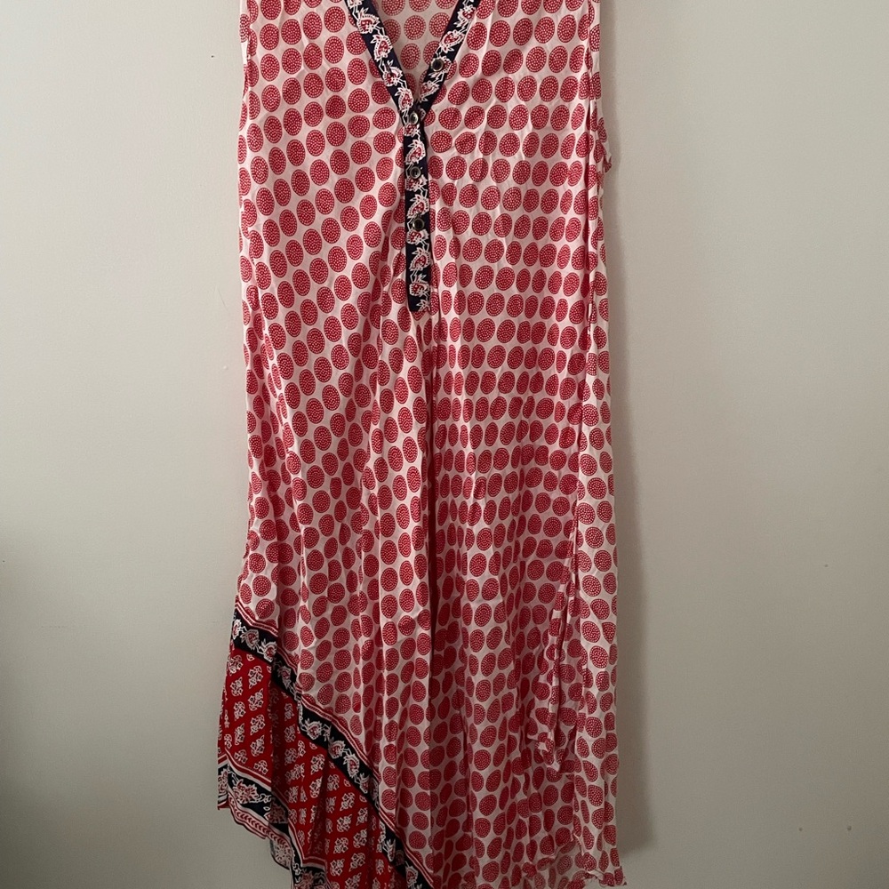Seven Islands dress Red and White Polka Dot Sleeveless Dress - Picture 3 of 5